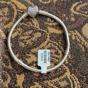 Pandora Silver Heart Bracelet